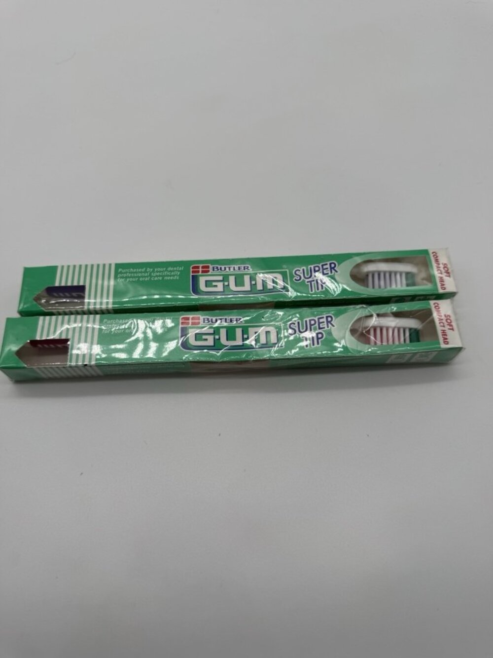 Vintage NOS Gum Butler Soft Compact Head Toothbrush 461 Super Tip Discontinued